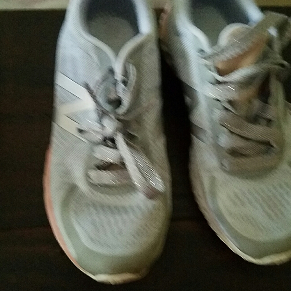 Gently worn sneaker